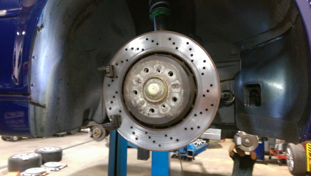 BMW brake pads and rotors