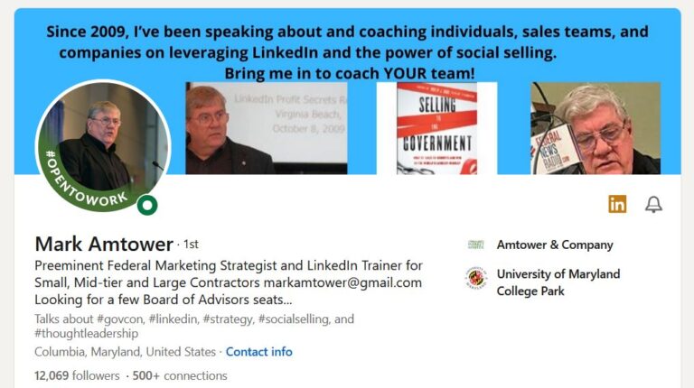 Mark Amtower Talks LinkedIn for Govies