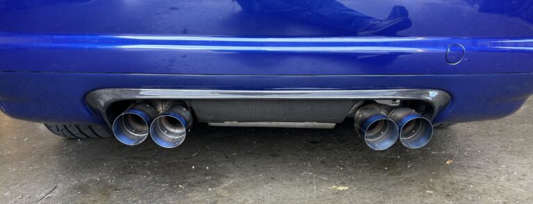 E46 M3 Gets a Vorsteiner Rear Diffuser