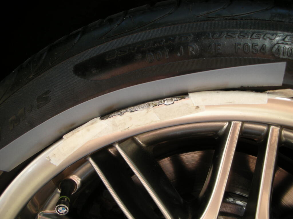 Curb Rash Repair on an E39 M5