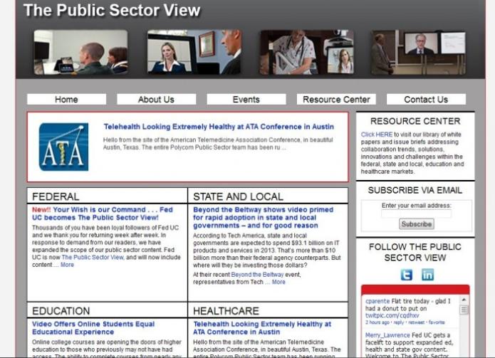 Polycom Launches the Public Sector View